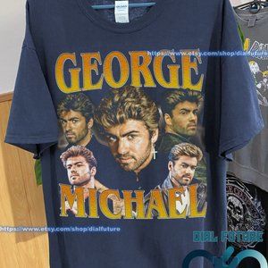 Retro George Michael Shirt, Careless Whisperer George Michael Homage Tshirt, Geo